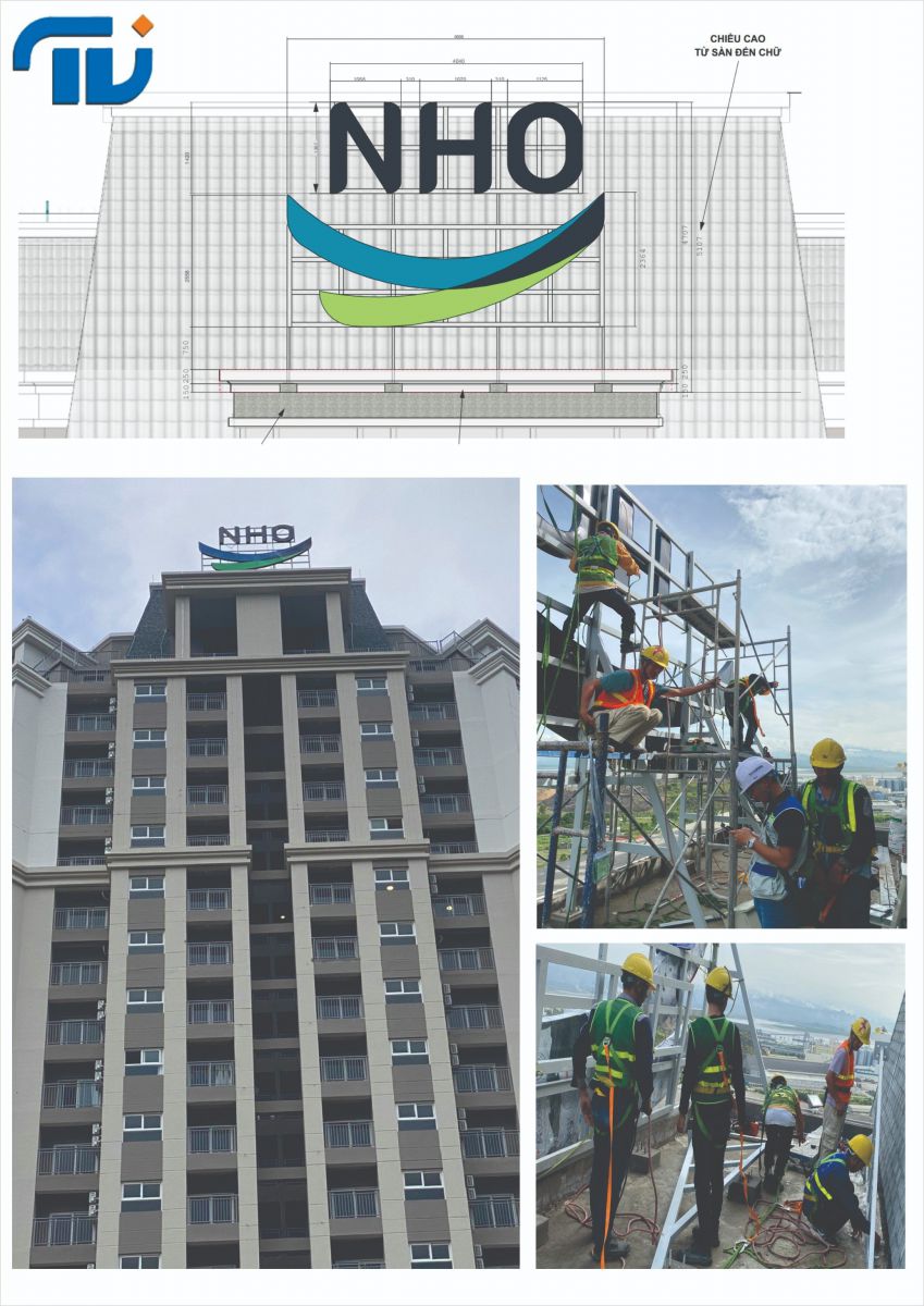 Biển quảng cáo tòa nhà